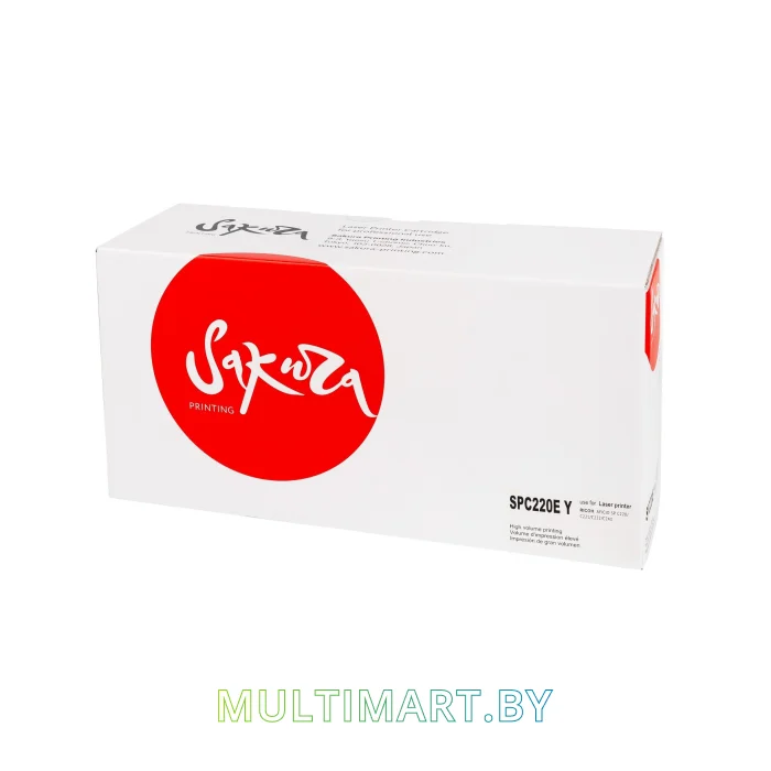 Картридж Sakura Printing SPC220EY (аналог Ricoh SASPC220EY)